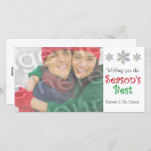 Meilleur Carte photo personnalisable de saison (Devant / Derrière)