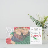 Meilleur Carte photo personnalisable de saison (Debout devant)