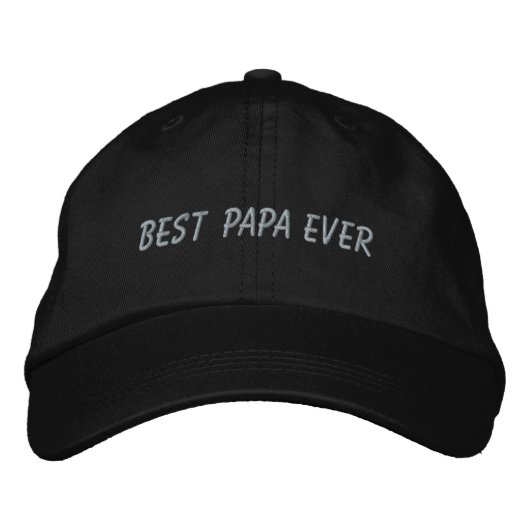 Meilleur Casquette de baseball brodé jamais Papa (Devant)