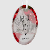 Meilleur Cat Maman| Texte manuscrit de deux photos (devant)