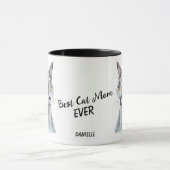 Meilleur chat gris maman jamais Mug (Centre)