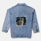 Meilleur chat Jamais Photo Denim Veste (Verso)