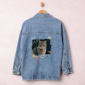 Meilleur chat Jamais Photo Denim Veste (Hangar)