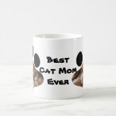 Meilleur chat Maman Ever Mug - Custom Empreinte de (Centre)