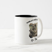 Meilleur Chat Maman Ornate Bordure Mug (Devant droit)