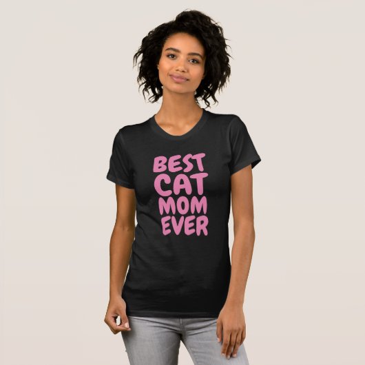 MEILLEUR CHAT MOM JAMAIS T-SHIRTS TEE - SHIRTS (Devant entier)