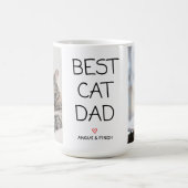 Meilleur chat Papa Café Mug (Centre)