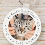 Meilleur Chat Papa Élégant Simple Photo Personnali<br><div class="desc">Ce design simple et classique est composé de typographie serif et d'ajouter une photo personnalisée.</div>