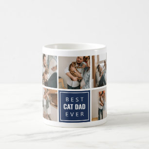Meilleur Chat Papa Jamais Café Mug