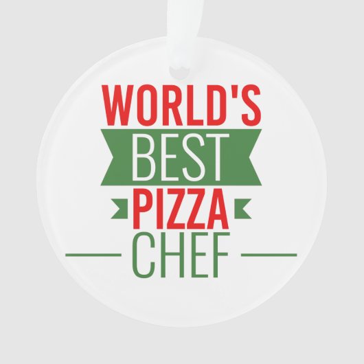 Meilleur chef de pizza du monde - rouge blanc vert (devant)
