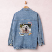 Meilleur chien jamais photo denim veste (Hangar)