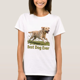 Meilleur Chien Labrador T-Shirt pour Femme