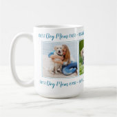 Meilleur Chien Maman Jamais Photo Collage Café Mug (Gauche)