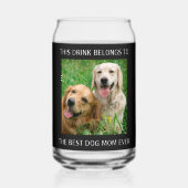 Meilleur Chien Maman Jamais Photo Noir (Verso)