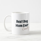 "Meilleur chien maman/papa jamais" cadeau Mug pers (Gauche)