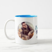 Meilleur Chien Papa Jamais 2 Photo Mug (Gauche)