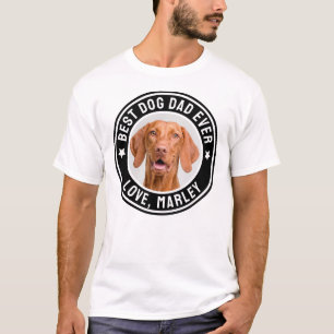 Meilleur Chien Papa Jamais T-Shirt Personnalisé An