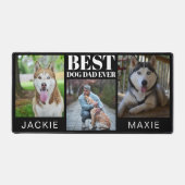 Meilleur Chien Papa Simple Trois Photo Collage noi (Recto)