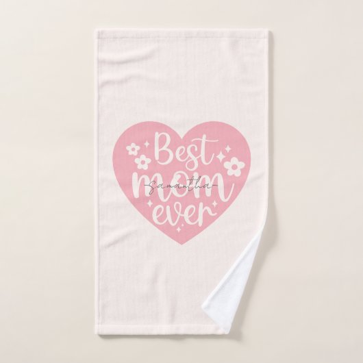 Meilleur Coeur de maman (Serviette à main)