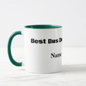 Meilleur conducteur de bus masculin Customisé Mug (Gauche)