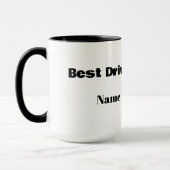Meilleur Conducteur De Bus Silhouette Mug (Gauche)