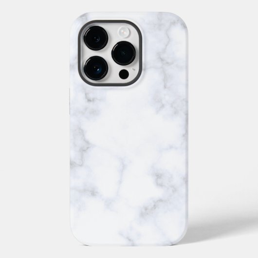 Meilleur Coque en marbre noir-Mate iPhone 14 Pro C (Verso)