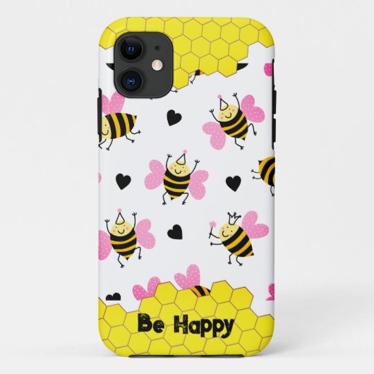 Meilleur coque iphone d'abeilles (Dos)