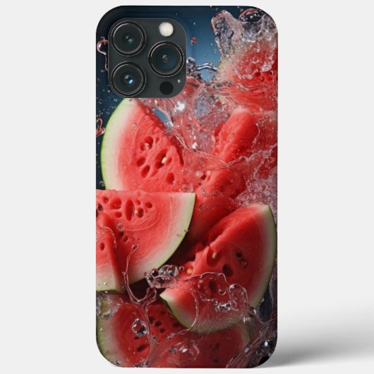Meilleur coque iphone fruits design de pastèque (Verso)