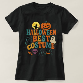 Meilleur Costume d'Halloween – T-Shirt Rétro Épouv