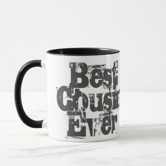 Meilleur Cousin Jamais - Mug à café à deux tons (Gauche)