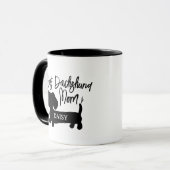 Meilleur Dachshund Maman Mug (Devant gauche)
