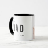 Meilleur DAD jamais Black Simple Photo Mug (Devant gauche)