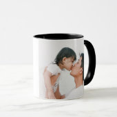 Meilleur DAD jamais Black Simple Photo Mug (Devant droit)