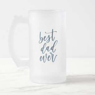 MEILLEUR DAD JAMAIS personnalisé Frosted Beer Mug