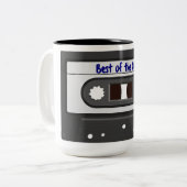 Meilleur De La Mug De Bande De Mix Rétro Des Année (Devant gauche)