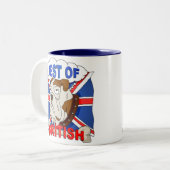 Meilleur de tasse britannique de bouledogue de (Devant gauche)
