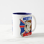 Meilleur de tasse britannique de bouledogue de (Devant droit)