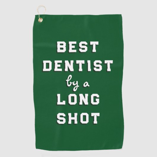 Meilleur Dentist Cadeau Golf Serviette (Devant)