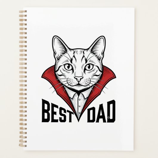 Meilleur design de gravure vintage de chat vampire (Devant)