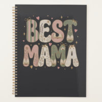 Meilleur design floral littéraire de maman