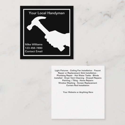 Meilleur design unique de cartes de visite pour en (Devant / Derrière)
