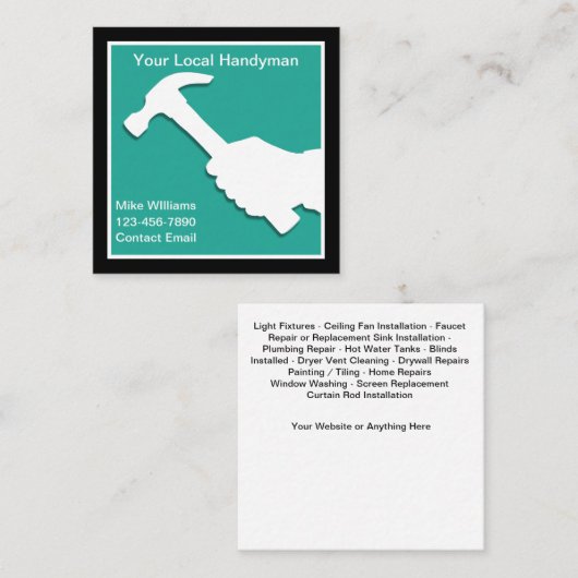 Meilleur design unique de cartes de visite pour en (Devant / Derrière)