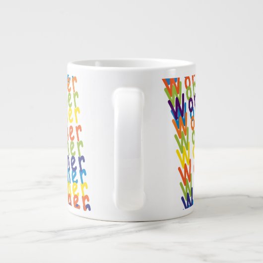 Meilleur designer du monde - Mug géant (Dos)