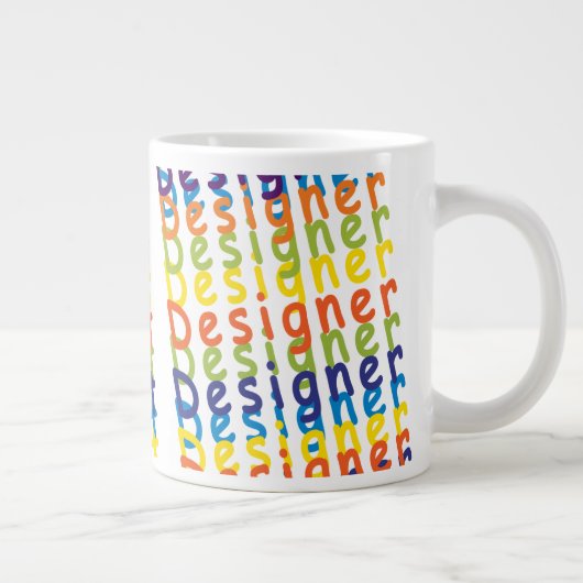 Meilleur designer du monde - Mug géant (Droite)