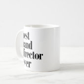 Meilleur directeur Ever Mug de bande ! (Devant gauche)