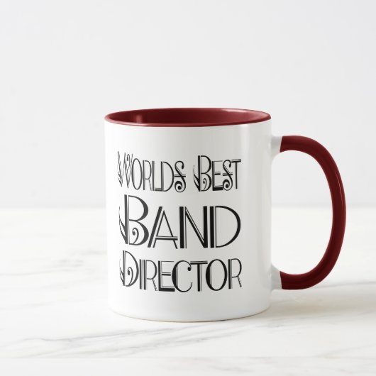 Meilleur directeur Mug de la bande du monde (Droite)