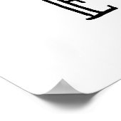 Meilleur enfant Ever noir et blanc affiche (Coin)