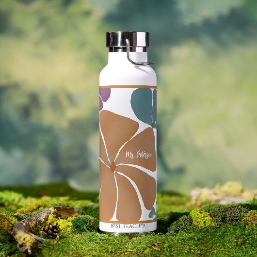 Meilleur enseignant Aquarelle moderne Bouteille d' (Extérieur)