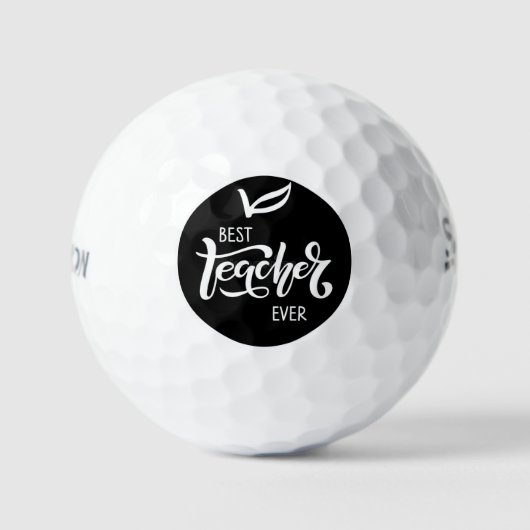 **MEILLEUR ENSEIGNANT** BALLES DE GOLF (Recto)