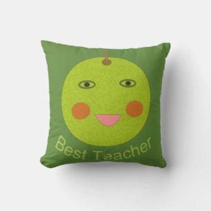 Meilleur enseignant Happy Apple Coussin extérieur